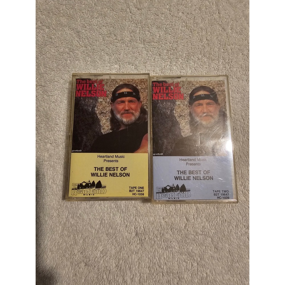 Willie Nelson The Best Of Heartland Music Presents Cassette Tapes Lot